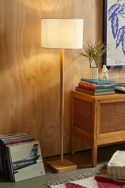 Urban Outfitters Aiden Floor Lamp In Natural