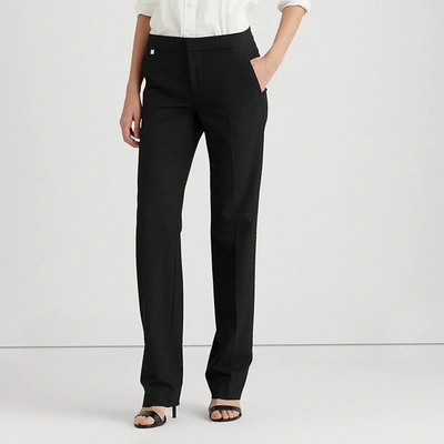 Shop Lauren Ralph Lauren Straight-leg Pant In Black