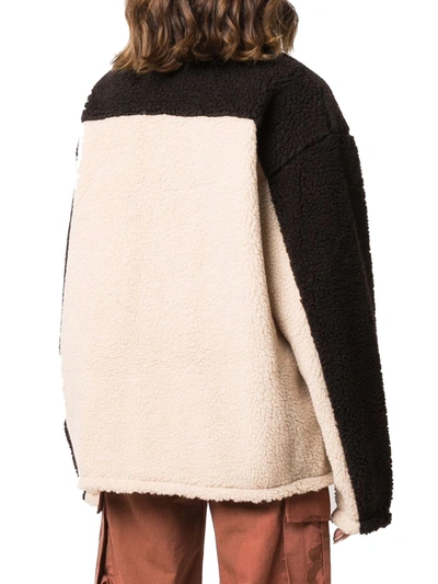 Shop Ambush Women's Brown Wool Outerwear Jacket