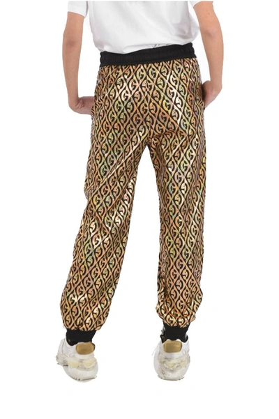 Shop Gucci Women's Gold Polyester Joggers