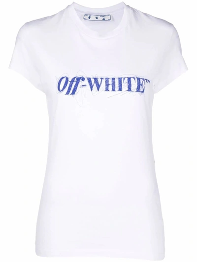 Shop Off-white Women's White Cotton T-shirt