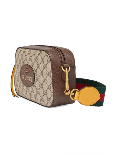 Shop Gucci Gg Supreme Messenger Bag In Beige