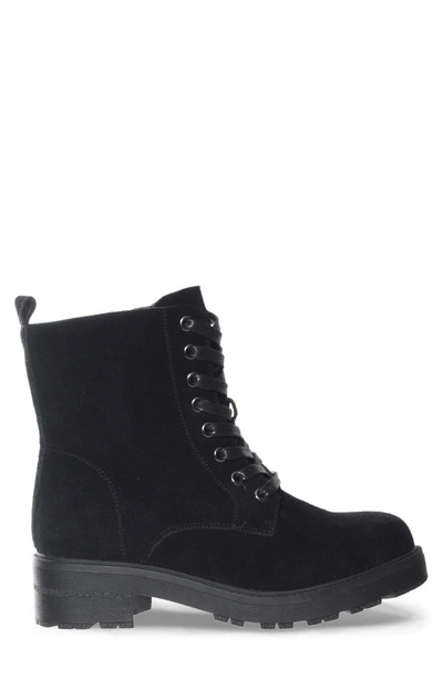 Aquadiva Noma Leather Lace-up Boot In Black Leather