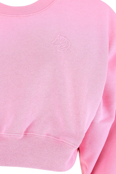 Shop Ireneisgood Pink Cotton Oversize Sweatshirt Nd Irene Is Good Donna Xs
