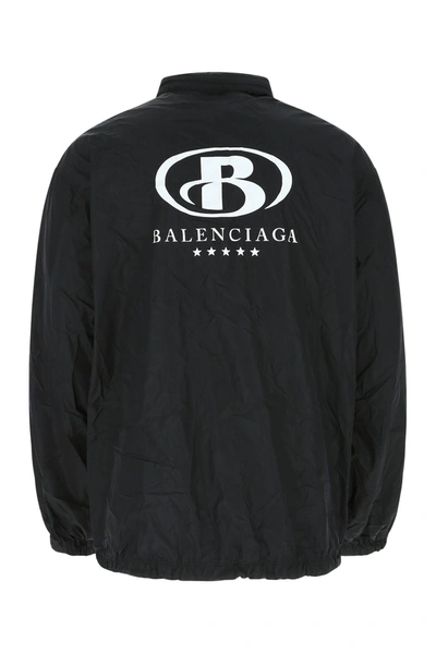 Shop Balenciaga Black Polyester Windbreaker  Black  Donna S