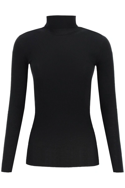 Shop Wardrobe.nyc Wool Turtleneck Sweater In Black (black)