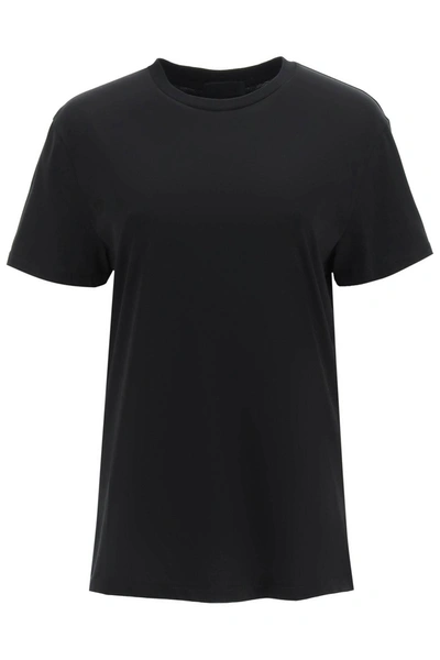 Shop Wardrobe.nyc Basic Cotton T-shirt In Black (black)