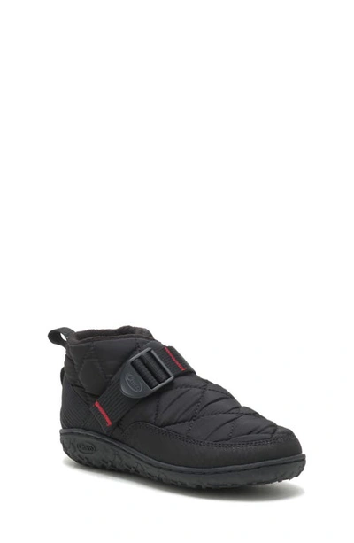 Shop Chaco Ramble Puff Linear Slip-on Shoe In Black