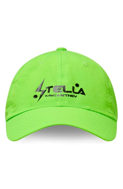 Shop Stella Mccartney X Tom Tosseyn Logo Baseball Cap In Bright Green
