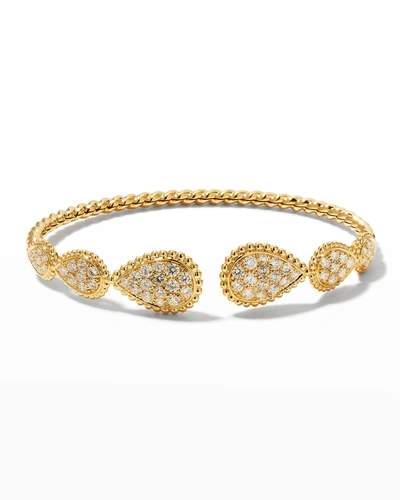 Shop Boucheron Yellow Gold Serpent Boheme Diamond Multi-motif Bracelet, 16cm