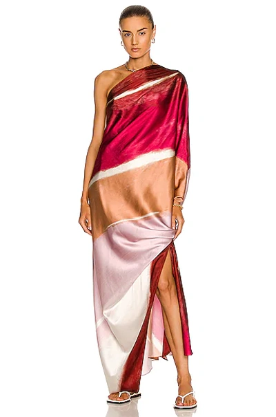 Shop Silvia Tcherassi Inu Tunic Dress In Gradient Plum