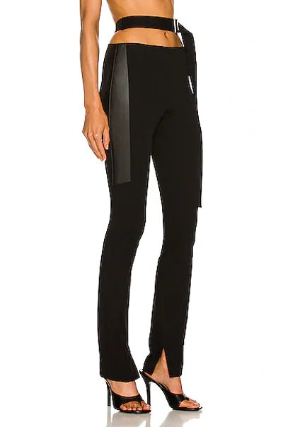 Shop Helmut Lang Panel Skinny Pant In Black