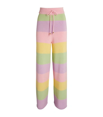 Shop Olivia Rubin Striped Isobel Trousers In Multi