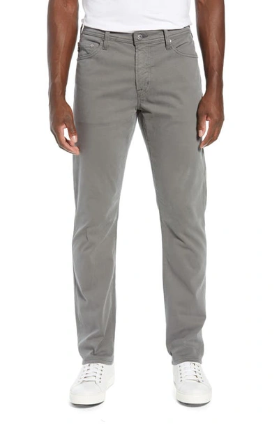 Shop Ag Everett Sud Slim Straight Fit Pants In Stone Grey (soy)