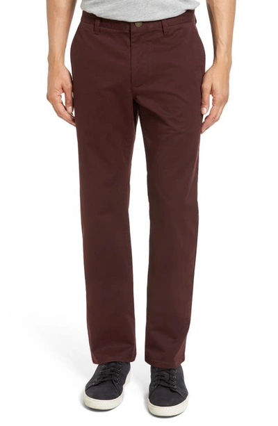 Shop Bonobos Slim Fit Stretch Washed Chinos In Mulled Wine
