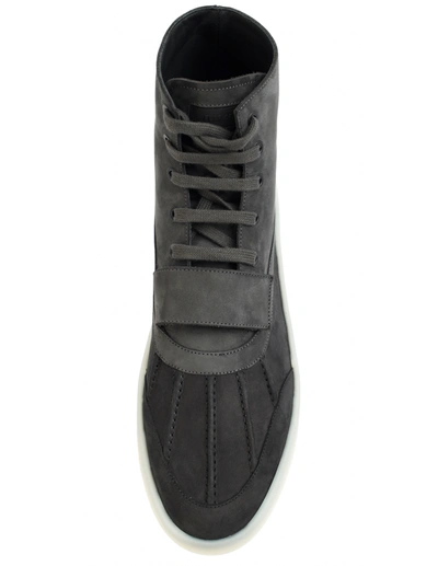 Shop Fear Of God Off Black Duckboot Sneakers In Grey
