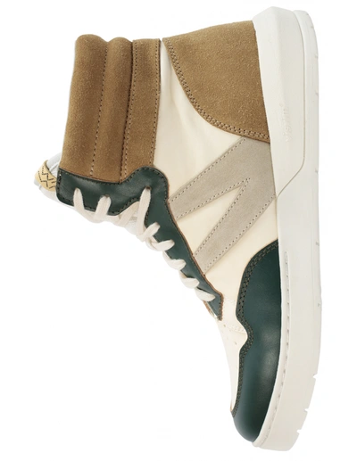 Shop Visvim Chamberlain High-top Sneakers In Beige