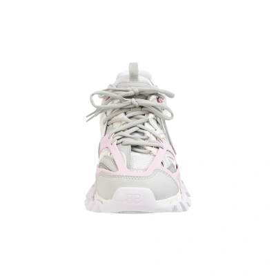 Shop Balenciaga Pink Track Led Sneakers
