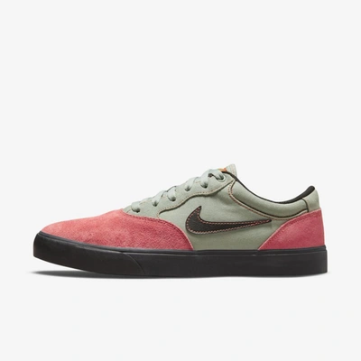 Shop Nike Sb Chron 2 Skate Shoes In Pink Salt,jade Smoke,sport Spice,black