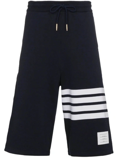 Shop Thom Browne 4-bar Jersey Sweatshort