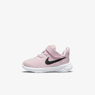 Shop Nike Revolution 6 Baby/toddler Shoes In Pink Foam,black