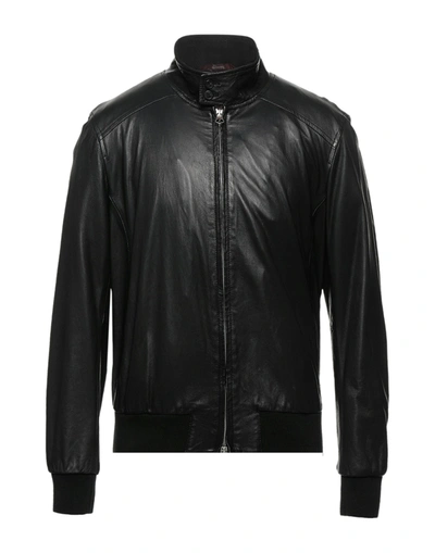 Shop Stewart Man Jacket Black Size L Lambskin