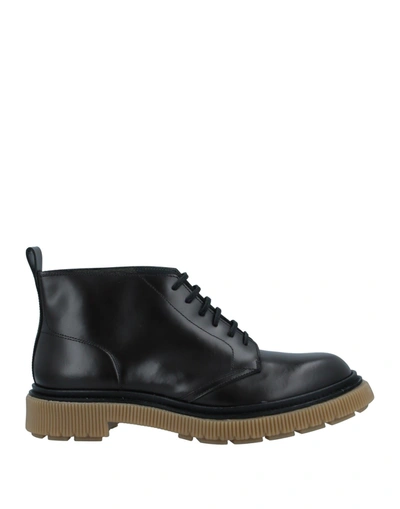 Shop Adieu Ankle Boots In Dark Brown