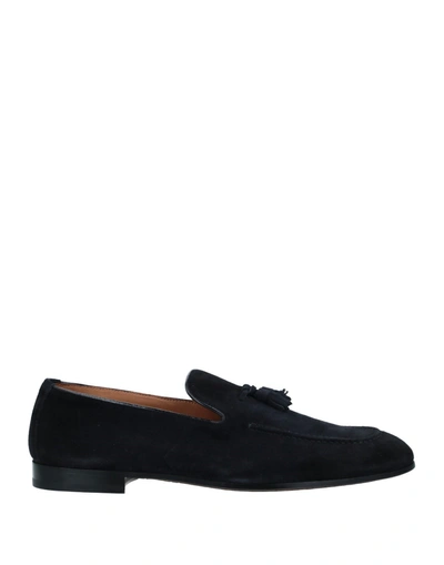Shop Doucal's Man Loafers Midnight Blue Size 7 Soft Leather