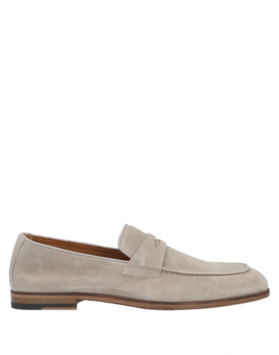 Shop Doucal's Man Loafers Beige Size 10.5 Soft Leather