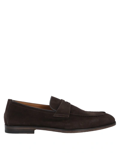 Shop Doucal's Man Loafers Dark Brown Size 10.5 Soft Leather