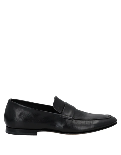 Shop Fabi Man Loafers Black Size 8 Soft Leather