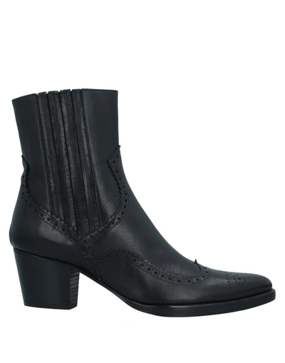 Shop Duccio Del Duca Ankle Boots In Black