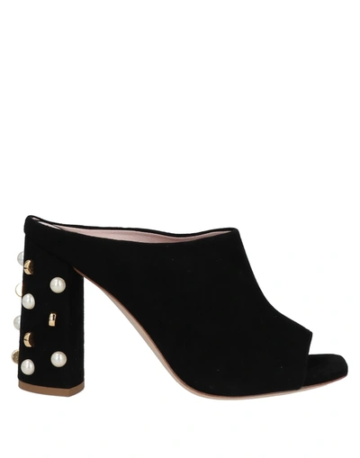 Shop Gianni Marra Woman Sandals Black Size 11 Soft Leather