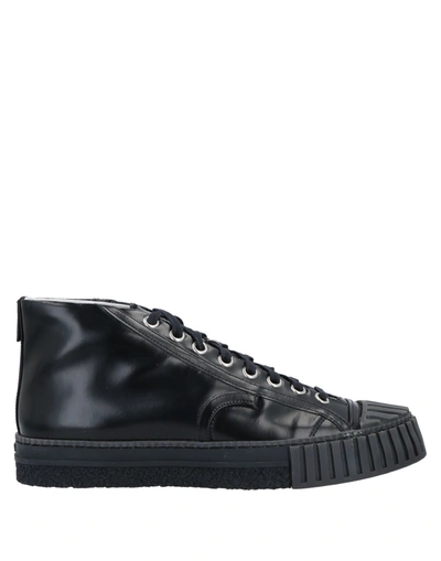 Shop Adieu Man Sneakers Black Size 7 Soft Leather, Textile Fibers