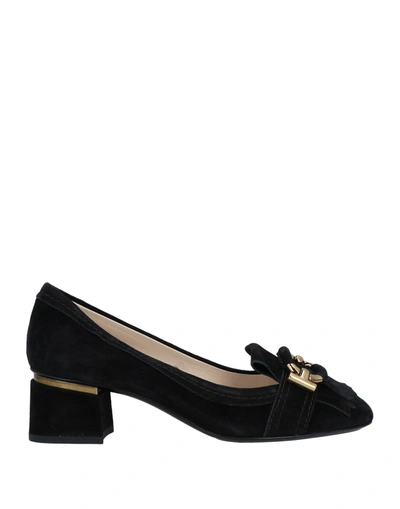 TOD'S TOD'S WOMAN PUMPS BLACK SIZE 8.5 LEATHER 11760720VE 5