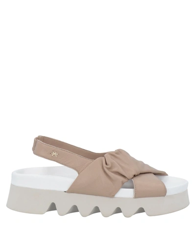 Patrizia Bonfanti Sandals In Light Brown