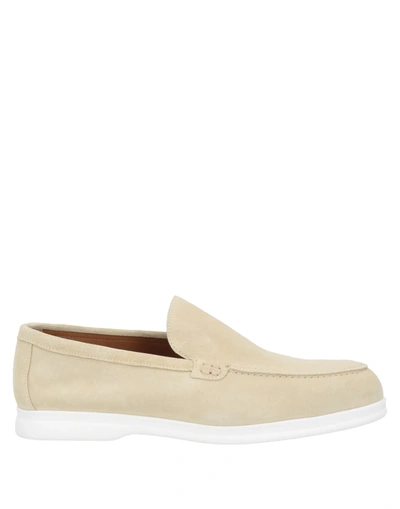 Shop Doucal's Loafers In Ivory