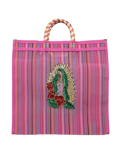 Shop Amor Y Mezcal Handbags In Fuchsia