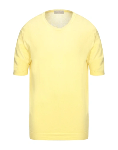 Shop Altea Man Sweater Yellow Size L Cotton