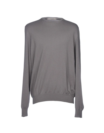Shop La Fileria Man Sweater Grey Size 44 Cashmere