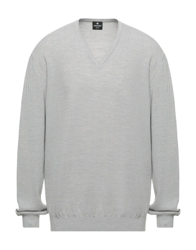 Shop Andrea Fenzi Sweaters In Light Grey