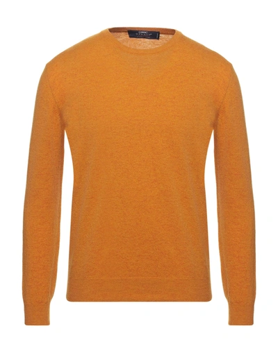 Shop Giulio Corsari Man Sweater Yellow Size 3xl Lambswool, Polyamide