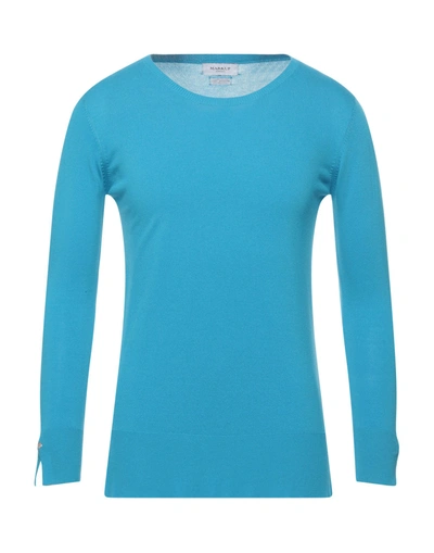 Shop Markup Sweaters In Azure