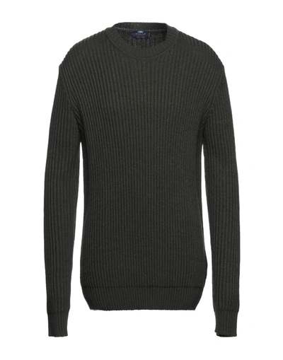 Shop Giulio Corsari Man Sweater Dark Green Size L Acrylic, Wool