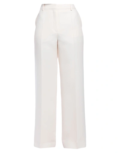 Shop Valentino Pants In Ivory