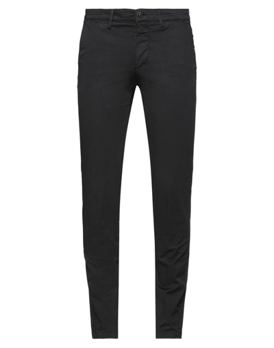Shop Luca Bertelli Man Pants Black Size 34 Cotton, Elastane