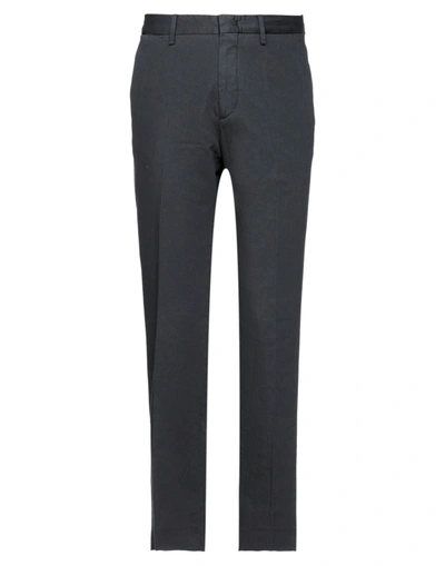 Shop Ermenegildo Zegna Zegna Man Pants Lead Size 42 Cotton, Elastane In Grey