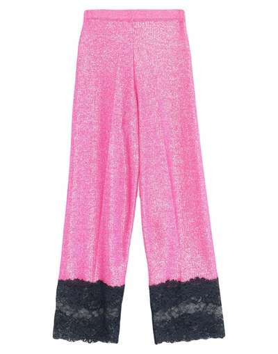Shop Circus Hotel Woman Pants Fuchsia Size 4 Viscose, Polyester In Pink