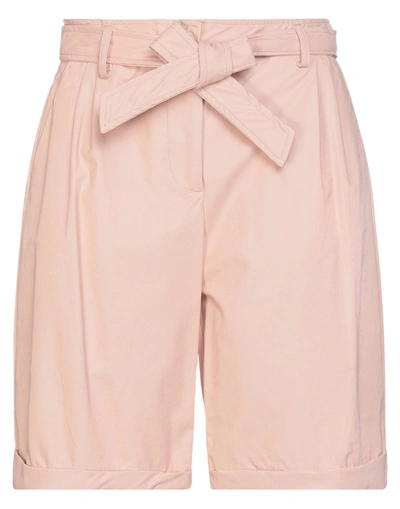 Shop Simona-a Simona A Woman Shorts & Bermuda Shorts Pink Size Xs Polyurethane, Viscose