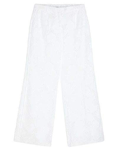 Shop Beatrice B Beatrice .b Woman Pants White Size 8 Cotton